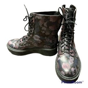 Doc Marten knock offs with flower design